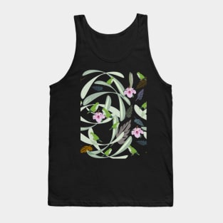 Parrots on branches Tank Top